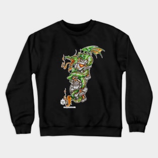 3 SKULL DRAGON Crewneck Sweatshirt